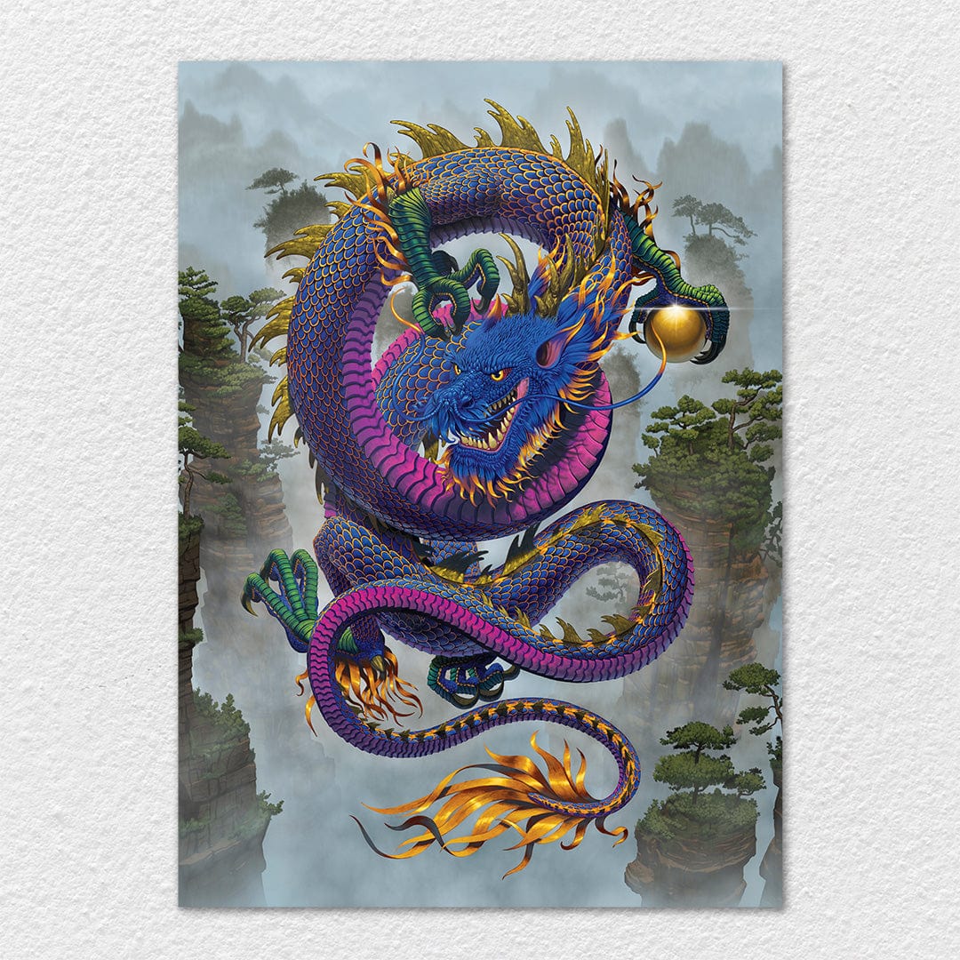 TrophySmack Good Fortune Dragon - Metal Wall Art