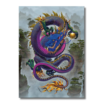 TrophySmack Good Fortune Dragon - Metal Wall Art