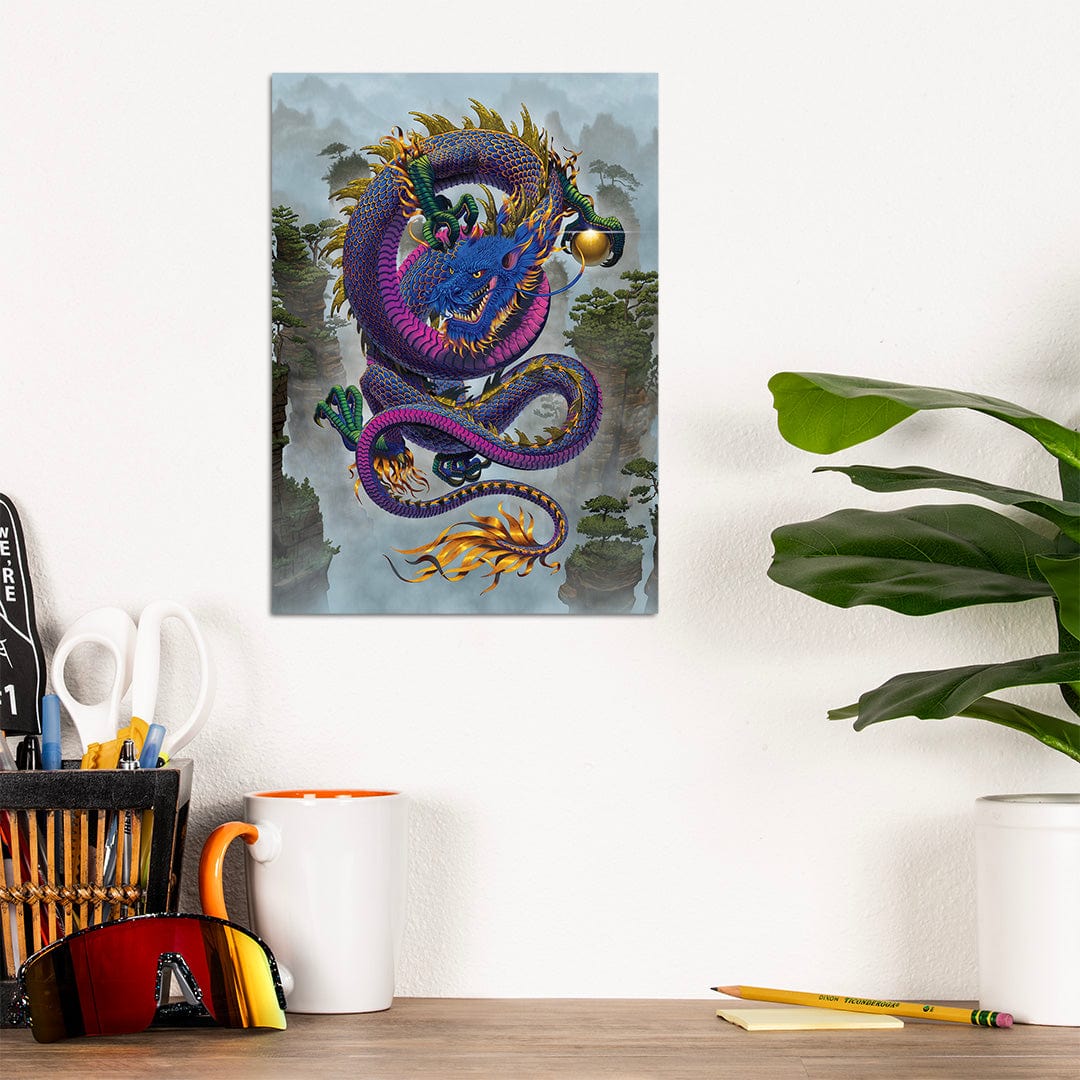 TrophySmack Good Fortune Dragon - Metal Wall Art