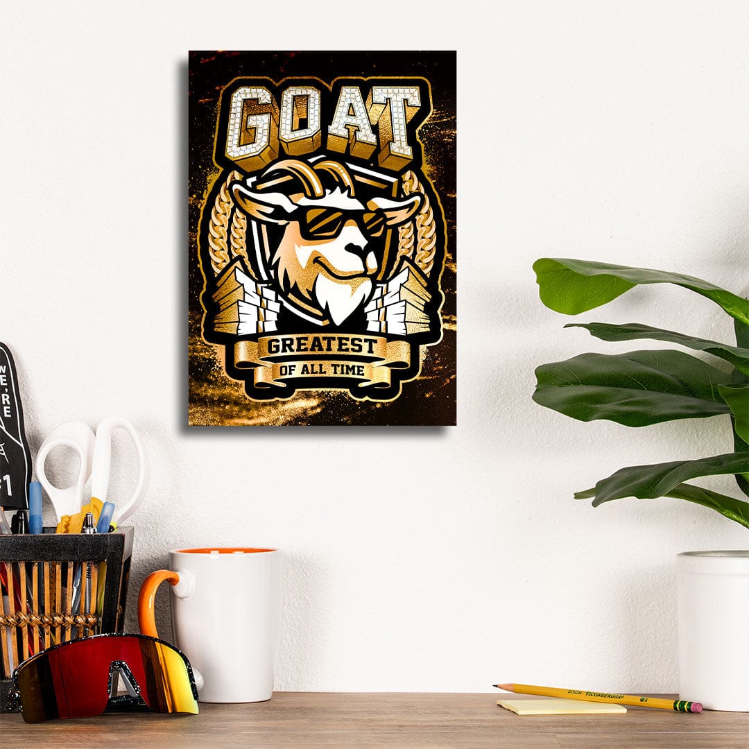 TrophySmack Greatest Of All Time - Metal Wall Art