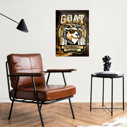 TrophySmack Greatest Of All Time - Metal Wall Art