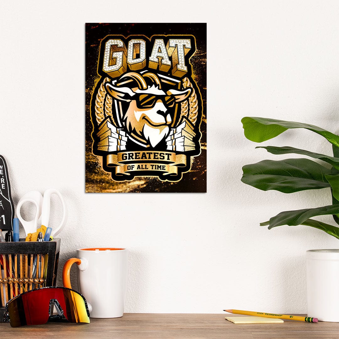 TrophySmack Greatest Of All Time - Metal Wall Art