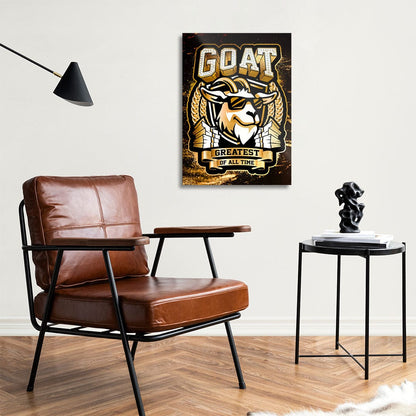 TrophySmack Greatest Of All Time - Metal Wall Art