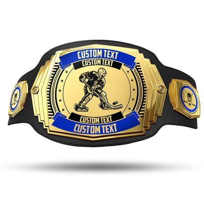 TrophySmack Hockey 6lb Customizable Championship Belt