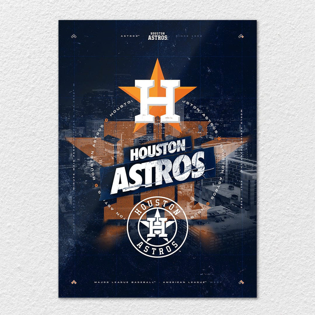 Houston Astros Vintage Team Logo Collectors Baseball