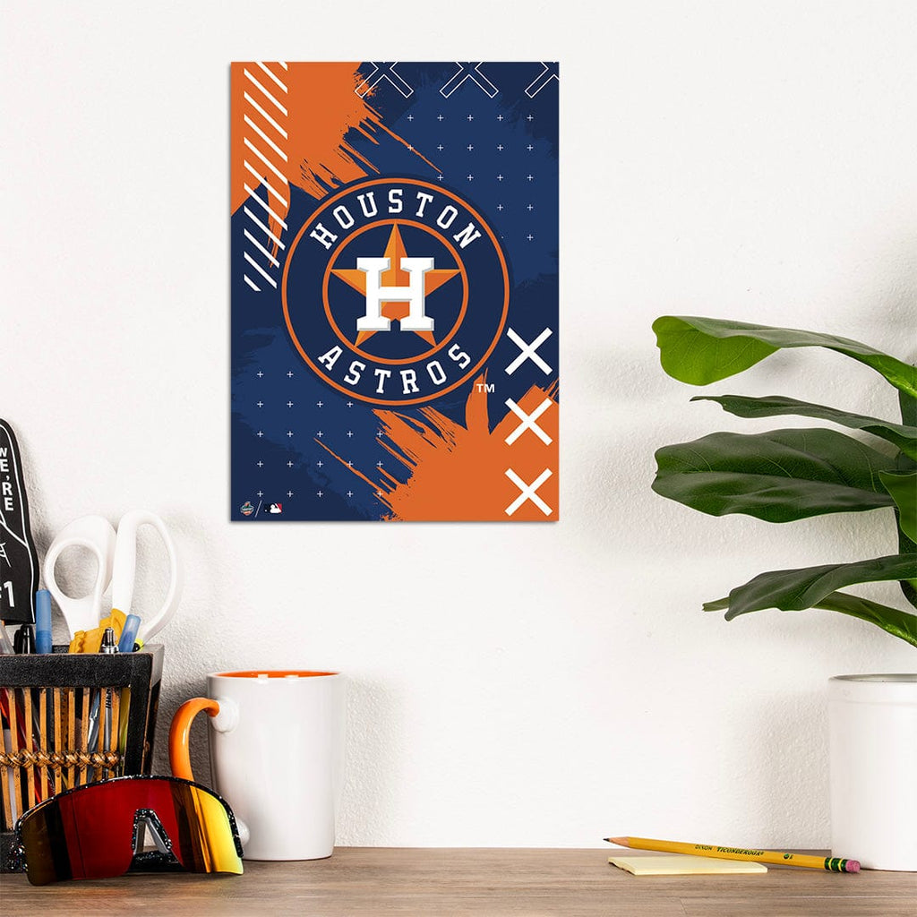 Officially Licensed MLB Logo Series Desk Pad - Houston Astros