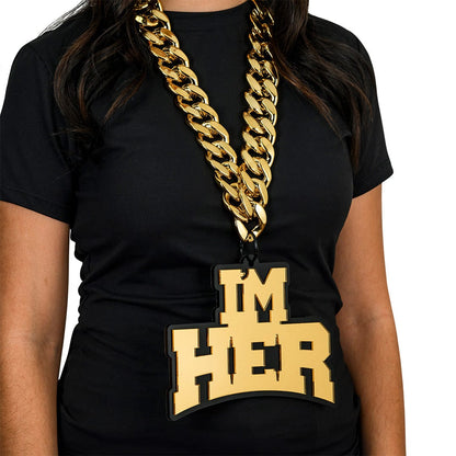 TrophySmack "I'm Her" Gold Necklace