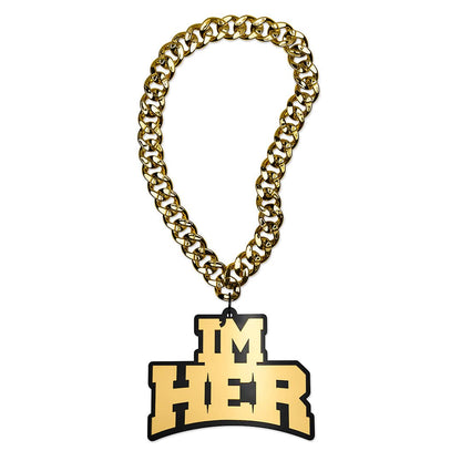 TrophySmack "I'm Her" Gold Necklace