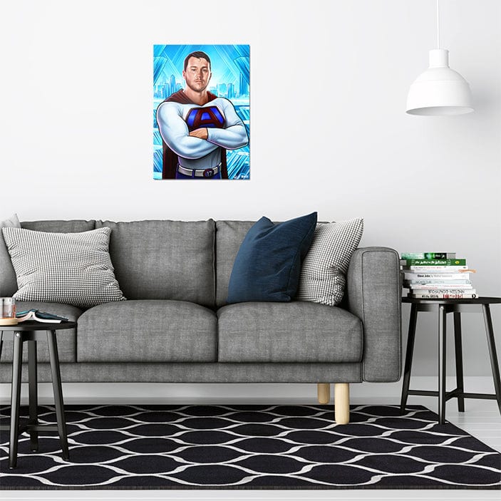 Josh Allen Drawing | Throw Pillow