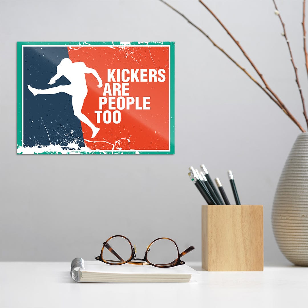 TrophySmack Kickers Are People Too TrophySmack Theme - Metal Wall Art