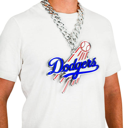 TrophySmack LA Dodgers Script MLB Chromatic Turnover Chain