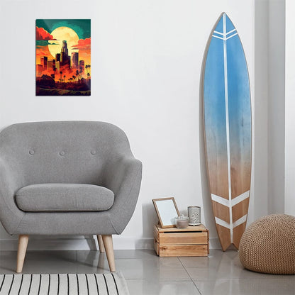 TrophySmack LA Skyline - Metal Wall Art