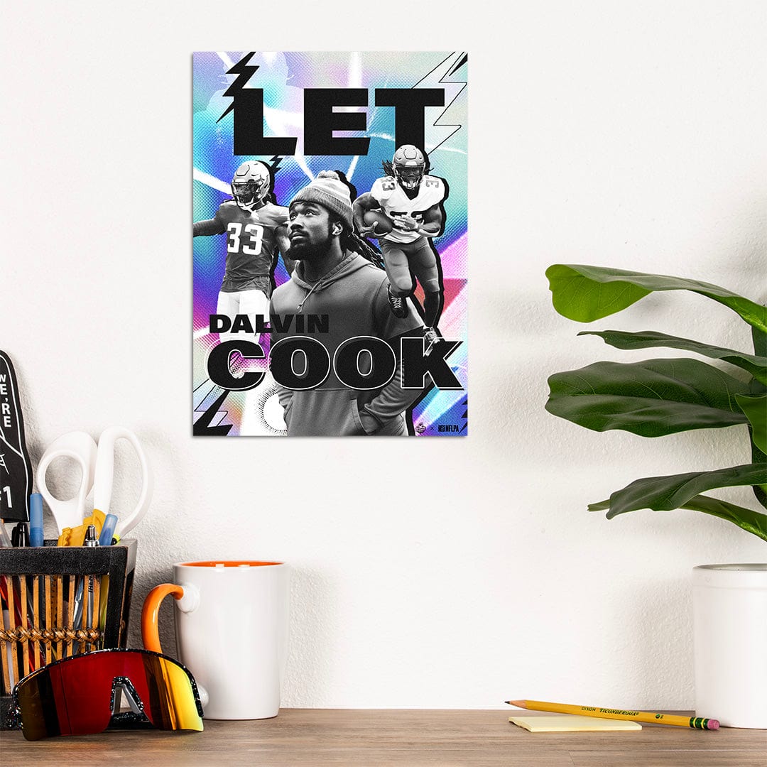 TrophySmack Let Dalvin Cook - Metal Wall Art