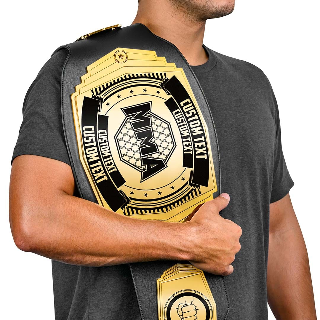 TrophySmack MMA 6lb Customizable Championship Belt