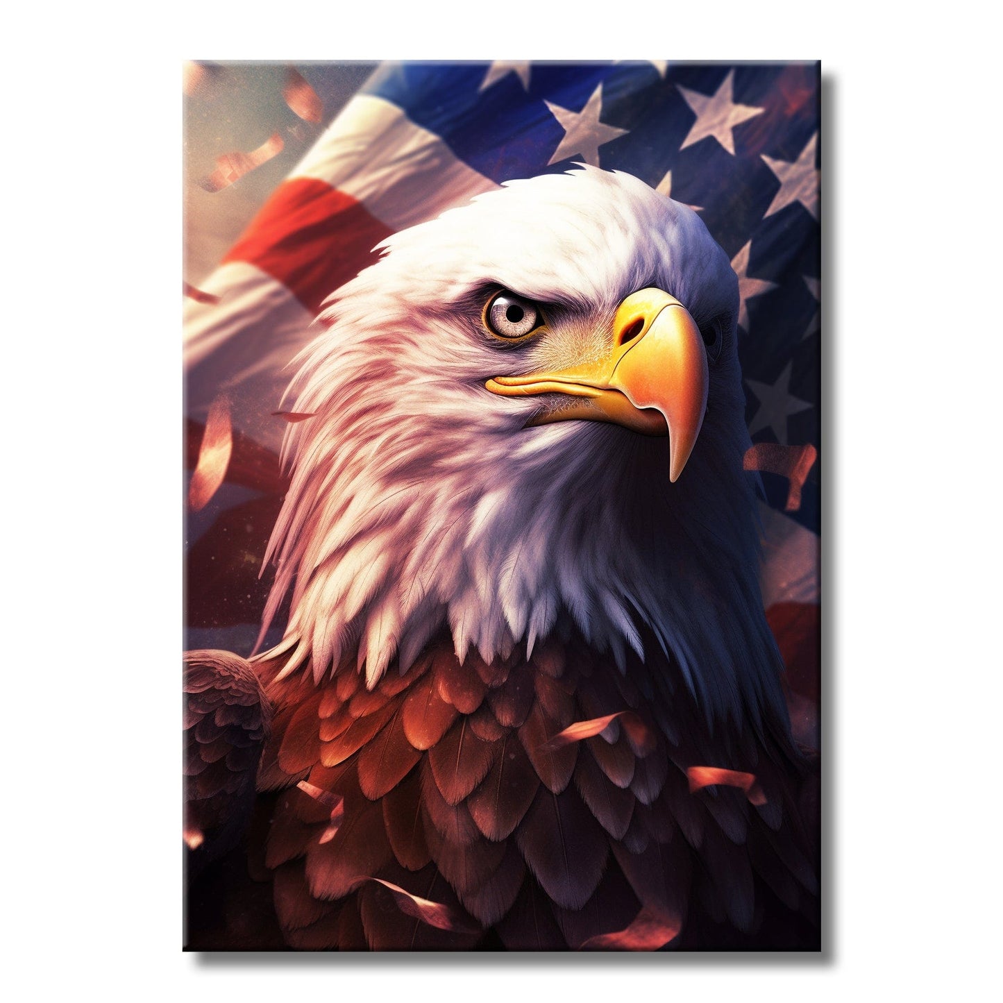 TrophySmack Patriotic Eagle - Metal Wall Art