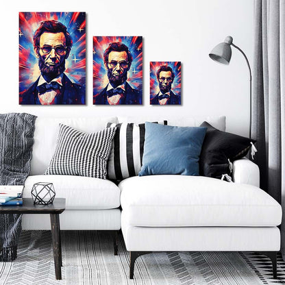 TrophySmack Patriotic Lincoln - Metal Wall Art