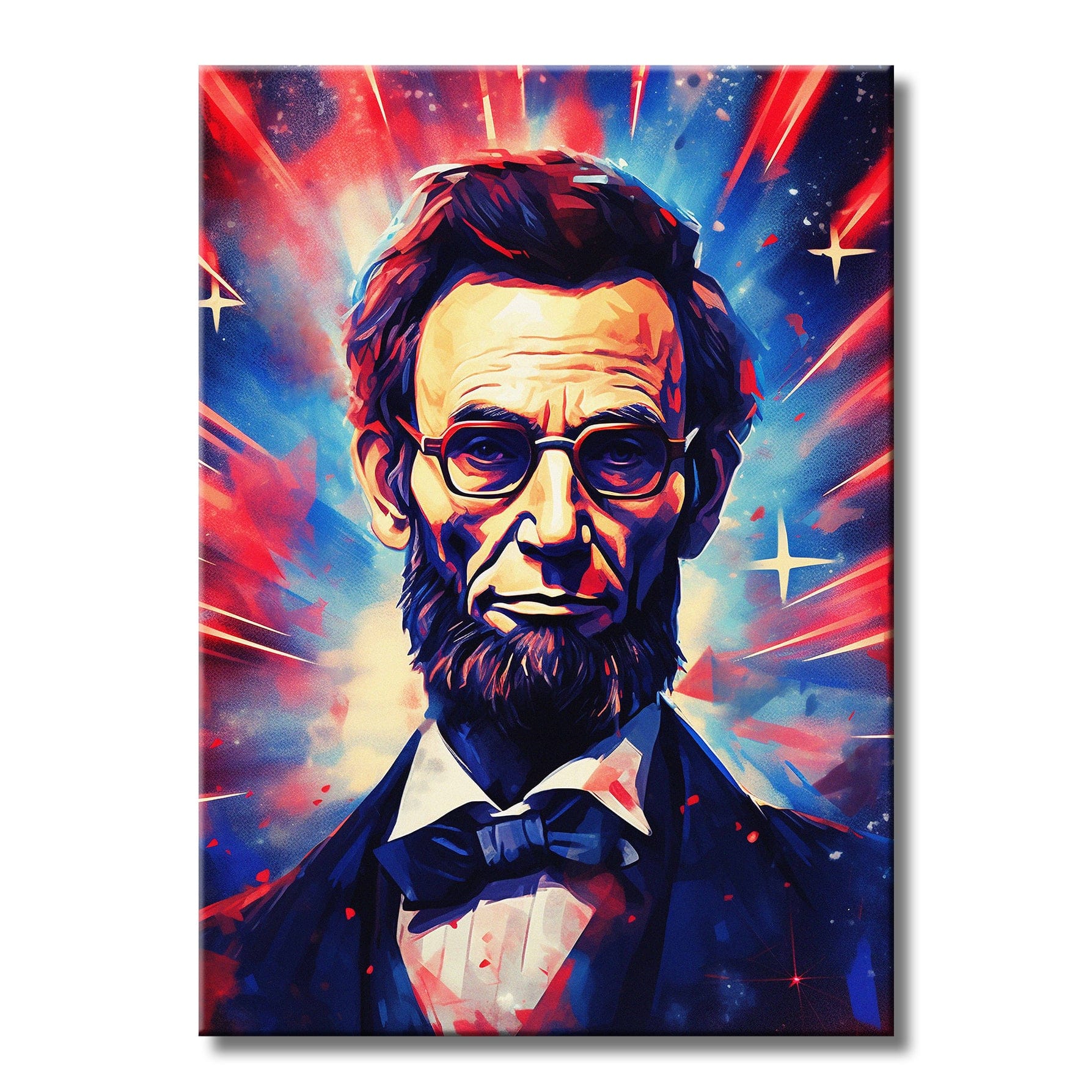 TrophySmack Patriotic Lincoln - Metal Wall Art