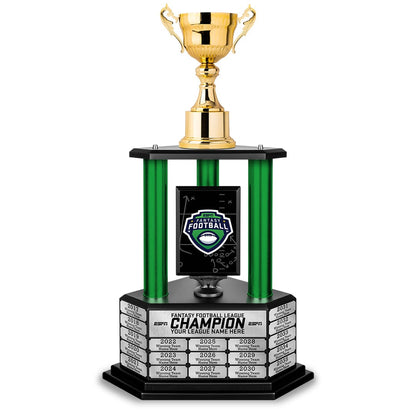 TrophySmack Perpetual ESPN Fantasy Football Championship Trophy