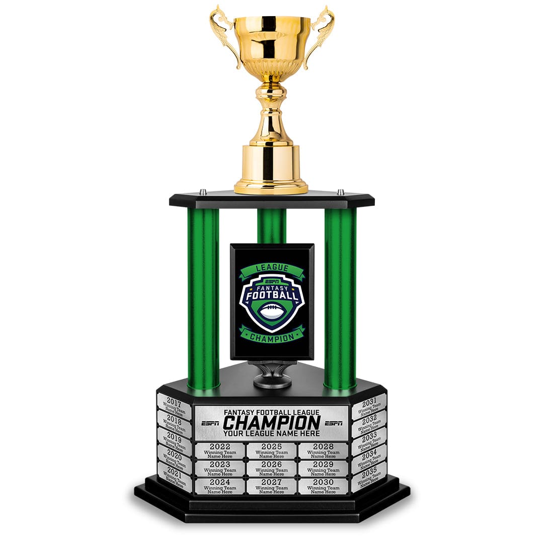 TrophySmack Perpetual ESPN Fantasy Football Championship Trophy