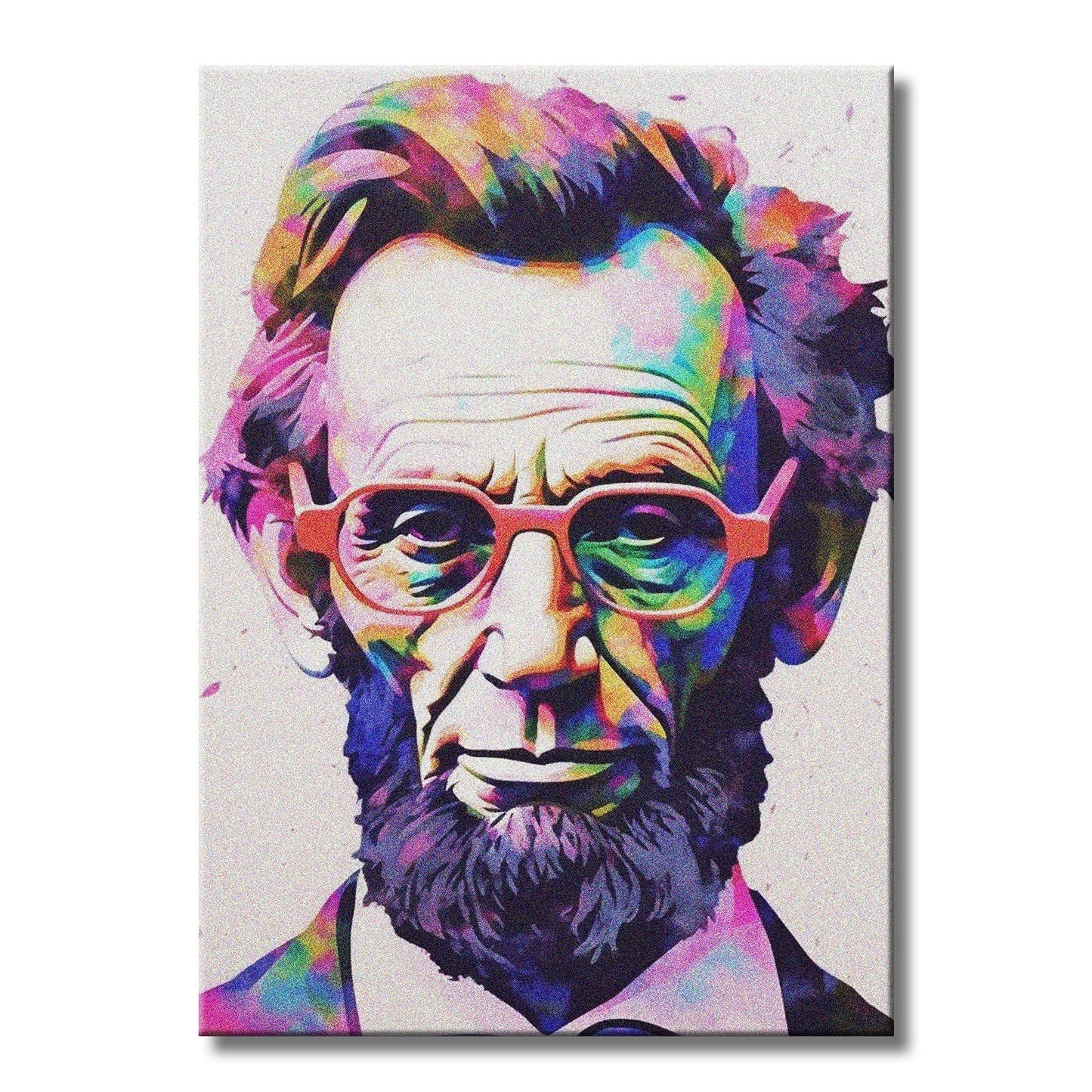 TrophySmack Retro Abraham Lincoln - Metal Wall Art