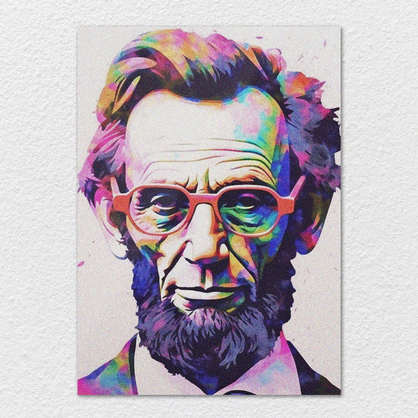 TrophySmack Retro Abraham Lincoln - Metal Wall Art