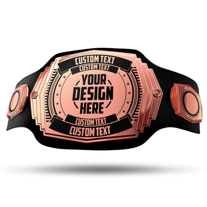 TrophySmack Rose Gold Ultimate 6lb Custom Championship Belt