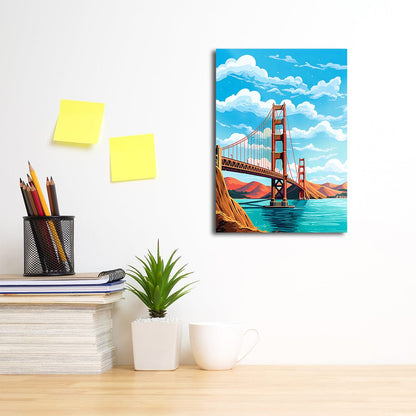 TrophySmack San Fransisco Golden Gate Bridge - Metal Wall Art