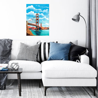 TrophySmack San Fransisco Golden Gate Bridge - Metal Wall Art