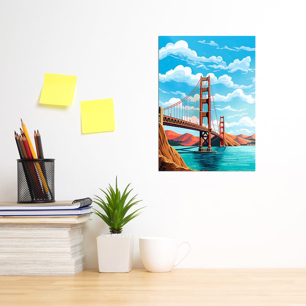 TrophySmack San Fransisco Golden Gate Bridge - Metal Wall Art