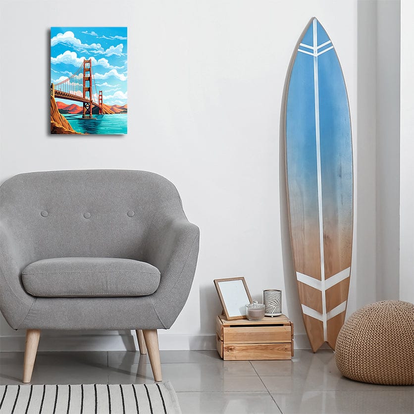 TrophySmack San Fransisco Golden Gate Bridge - Metal Wall Art