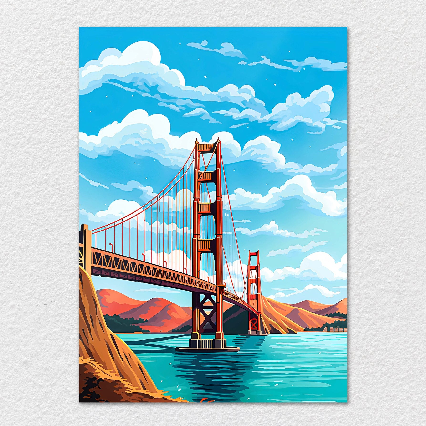 TrophySmack San Fransisco Golden Gate Bridge - Metal Wall Art