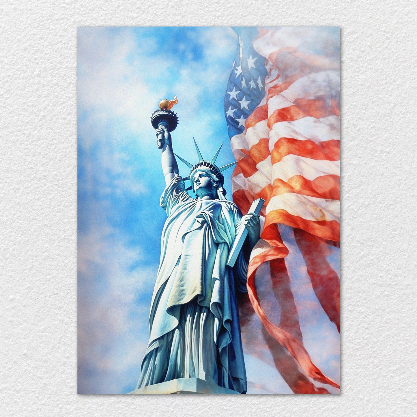 TrophySmack Statue of Liberty - Metal Wall Art