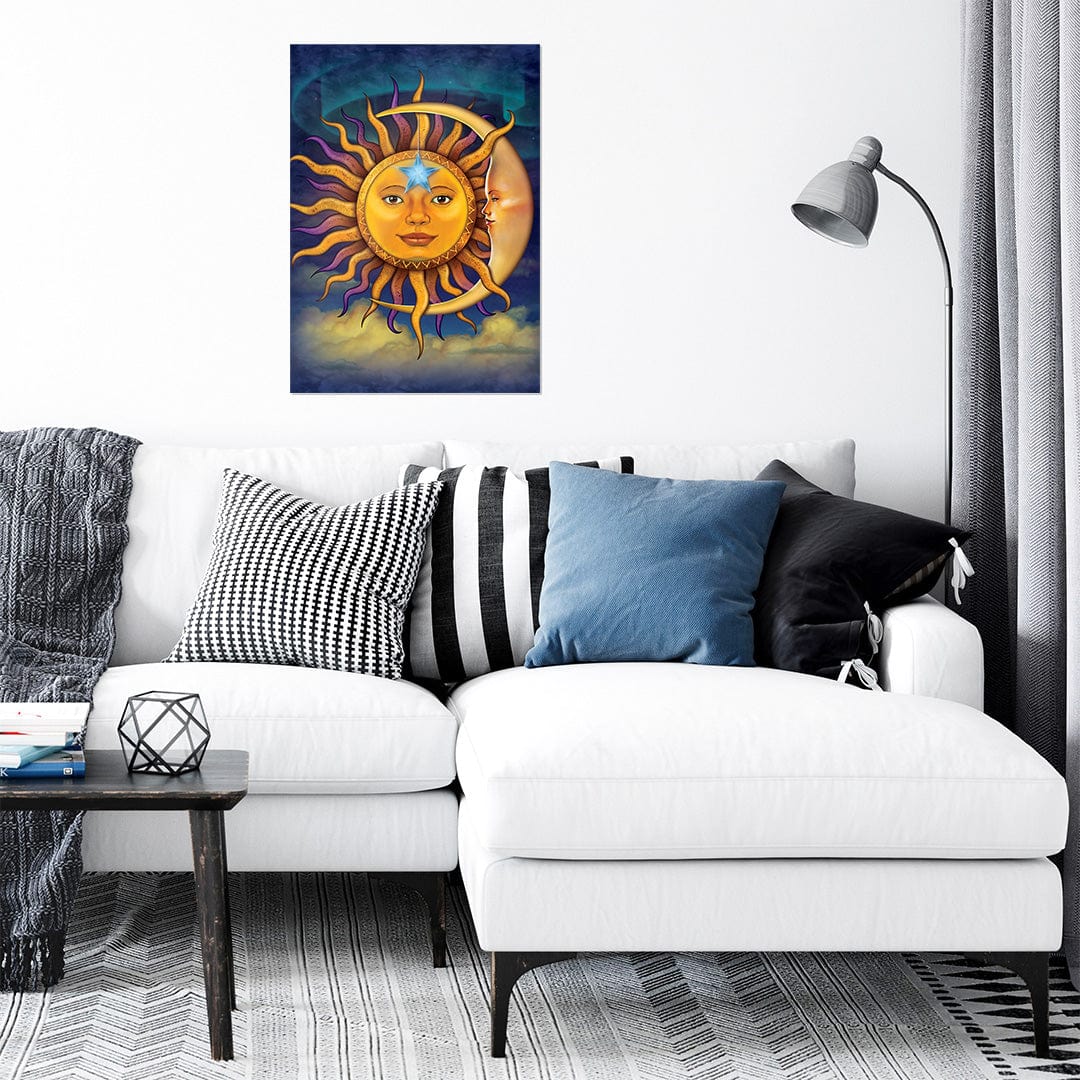 TrophySmack Sun and the Moon - Metal Wall Art