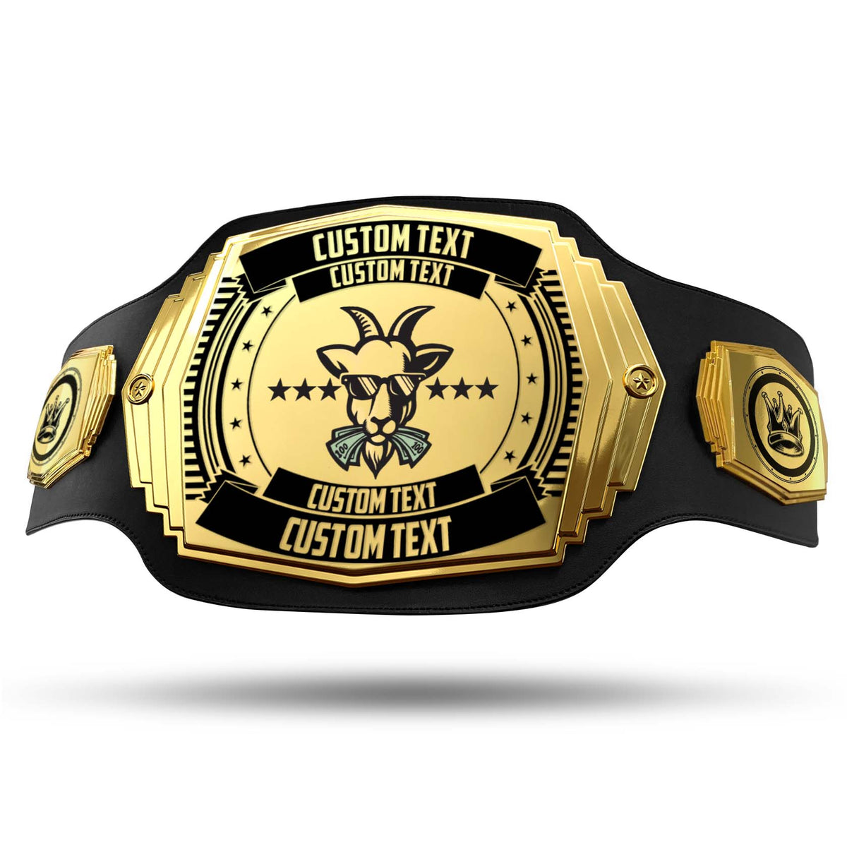 The G.O.A.T. 6lb Customizable Championship Belt - TrophySmack