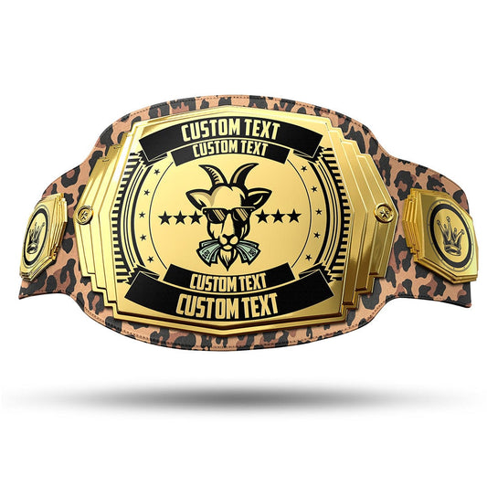 TrophySmack The G.O.A.T. 6lb Customizable Championship Belt