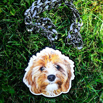 TrophySmack The Ultimate Pet Portrait Custom Necklace