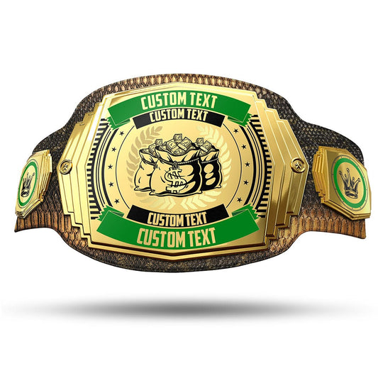 TrophySmack Top Salesman 6lb Customizable Championship Belt