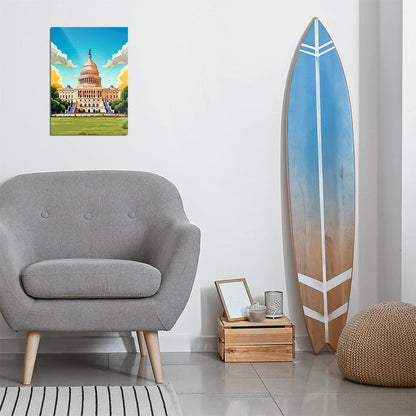 TrophySmack Washington DC Capital - Metal Wall Art