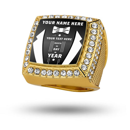 TrophySmack Wedding Party Custom Championship Ring