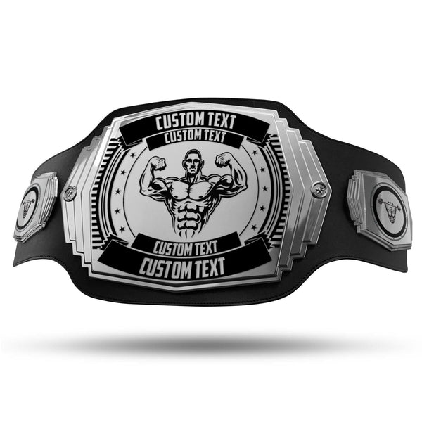 Kid Size Custom Championship Belt - Perfect for Kids Black / Black