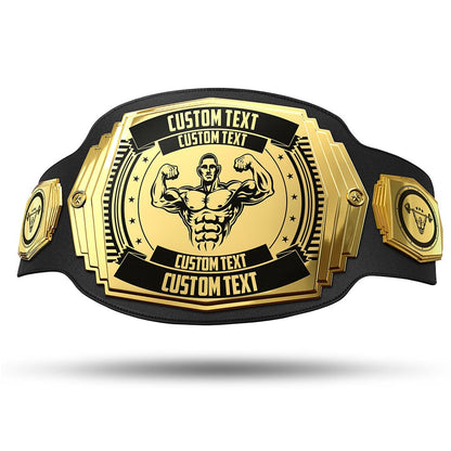 TrophySmack Weightlifting & Fitness 6lb Customizable Championship Belt