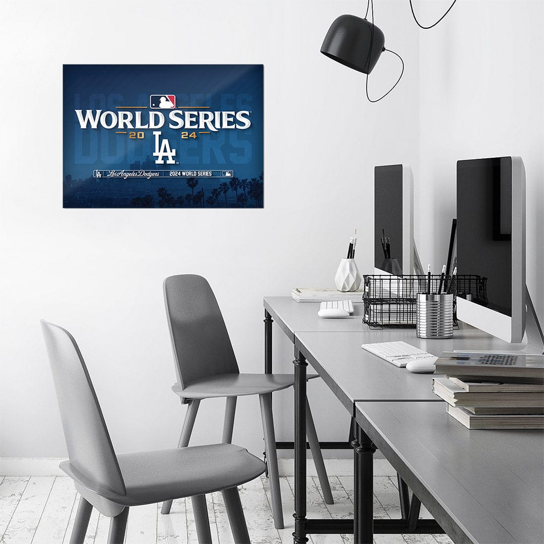 TrophySmack World Series Champions LA Dodgers - MLB Metal Wall Art