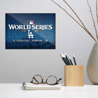 TrophySmack World Series Champions LA Dodgers - MLB Metal Wall Art