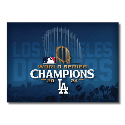 TrophySmack World Series Champions LA Dodgers - MLB Metal Wall Art