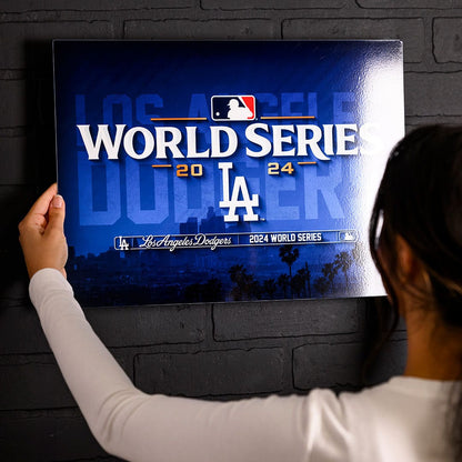 TrophySmack World Series Champions LA Dodgers - MLB Metal Wall Art