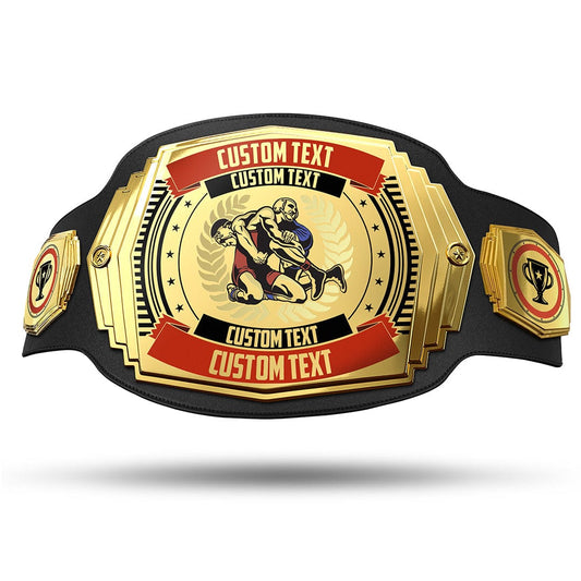 TrophySmack Wrestling 6lb Customizable Championship Belt