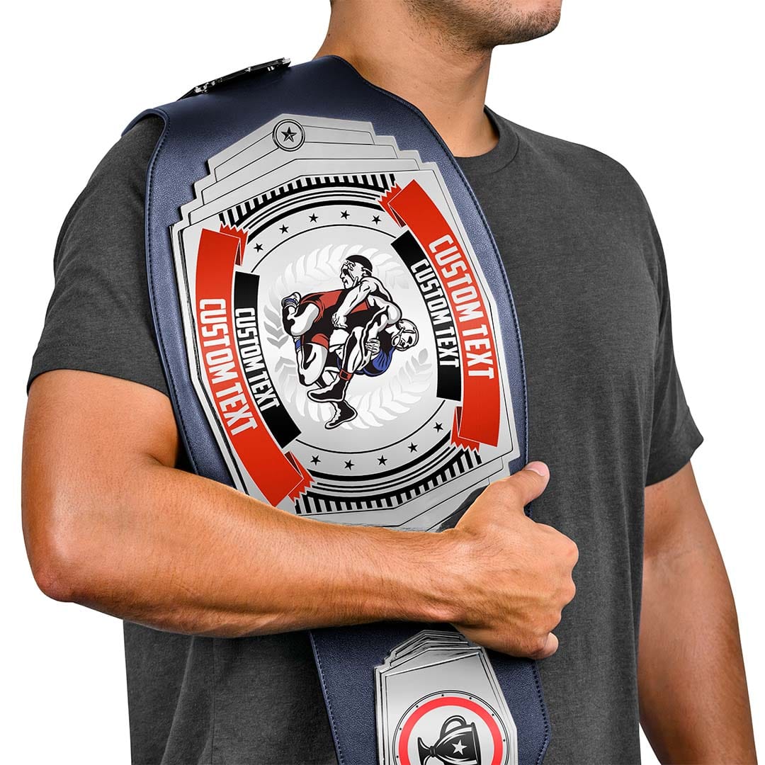 TrophySmack Wrestling 6lb Customizable Championship Belt