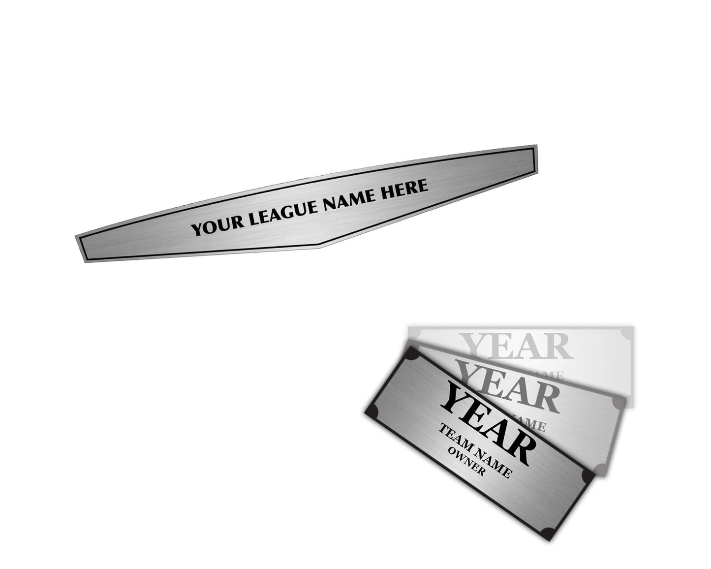 TrophySmack Championship Belt Engravings - Silver