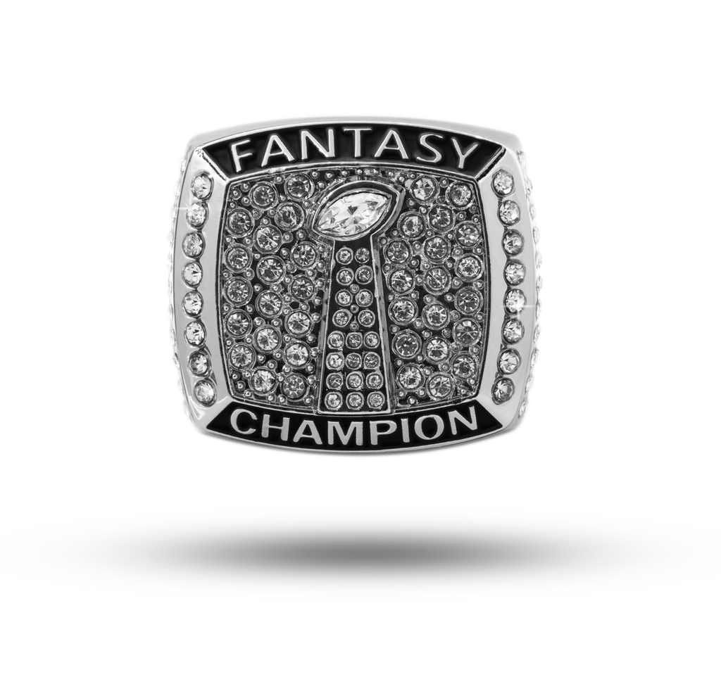 Championship Ring + 2023 Fantasy Football Superstar Draft Board Kit - 12, 10, 8 Team - Fantasy Football Draft Board | TrophySmack, Adult Unisex, Size: