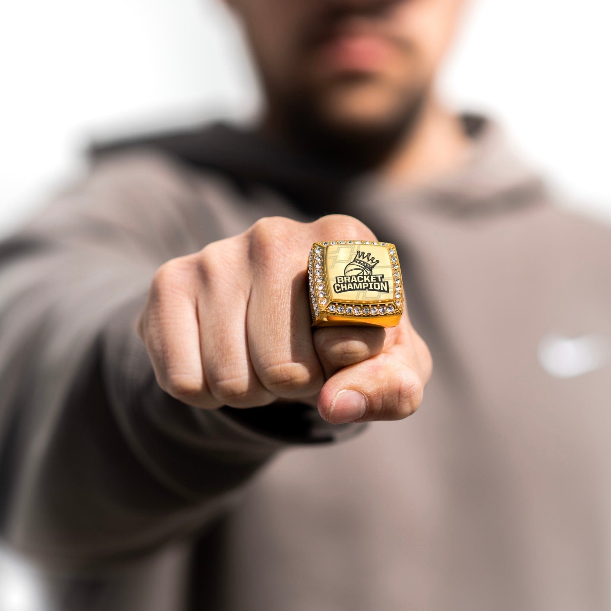 College Basketball Bracket Champion Ring TrophySmack